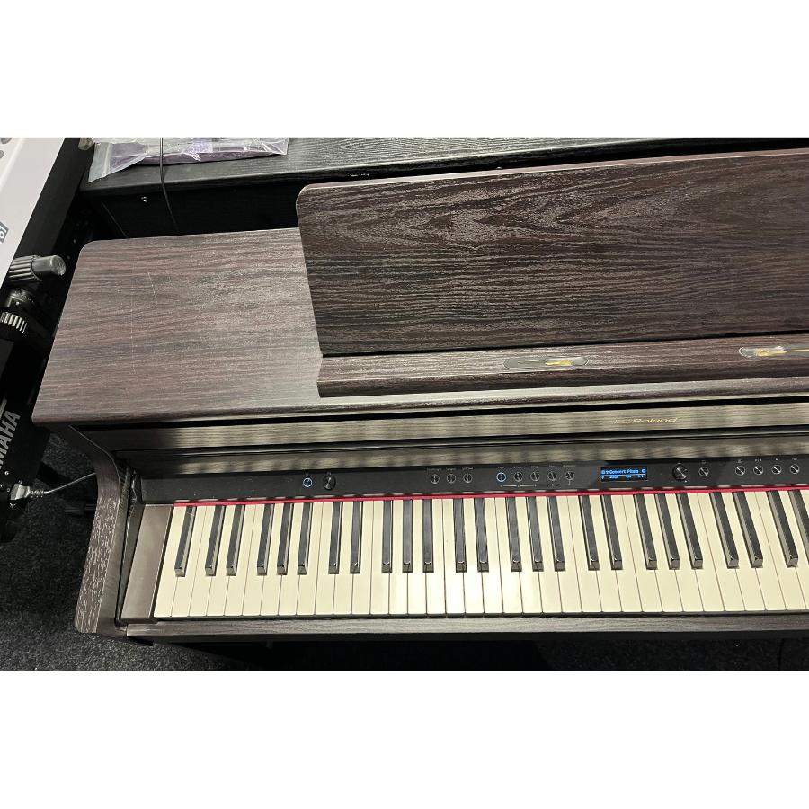 Roland HP-704DR Digitale Piano Rosewood, Muziek en Instrumenten, Piano's, https://www.roland.com/nl/support/, Zwart, Ophalen of Verzenden
