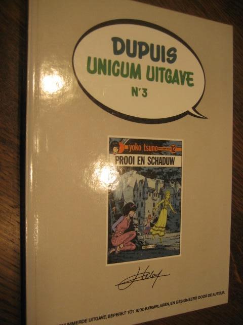 DUPUIS UNICUM UITGAVE 3 YOKO TSUNO 12 PROOI EN SCHADUW, Boeken, Stripboeken, Roger Leloup, Eén stripboek, Ophalen of Verzenden