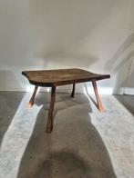 Brutalist vintage boomstam tafeltje, Ophalen of Verzenden