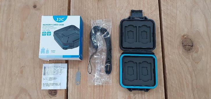 JJC Memory card case / cardcase - MCR-ST8 - SD & MicroSD/TF, Audio, Tv en Foto, Fotografie | Geheugenkaarten, Zo goed als nieuw