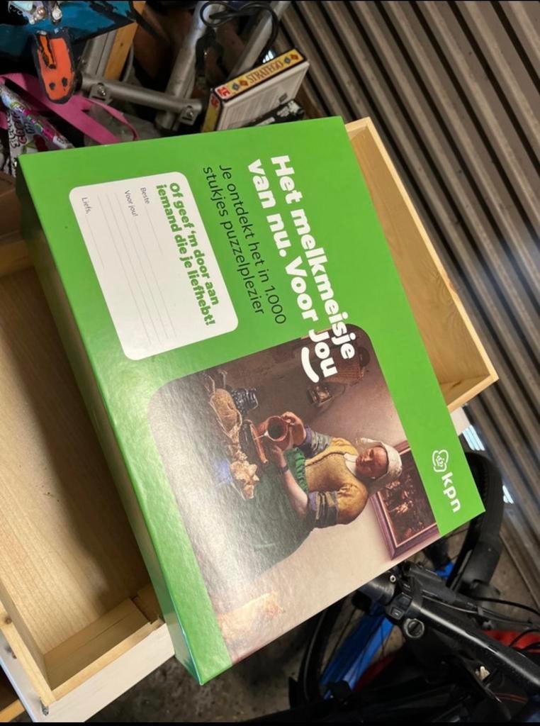 KPN puzzels: Het Melkmeisje en De Nachtwacht, Hobby en Vrije tijd, Denksport en Puzzels, Ophalen of Verzenden, 500 t/m 1500 stukjes