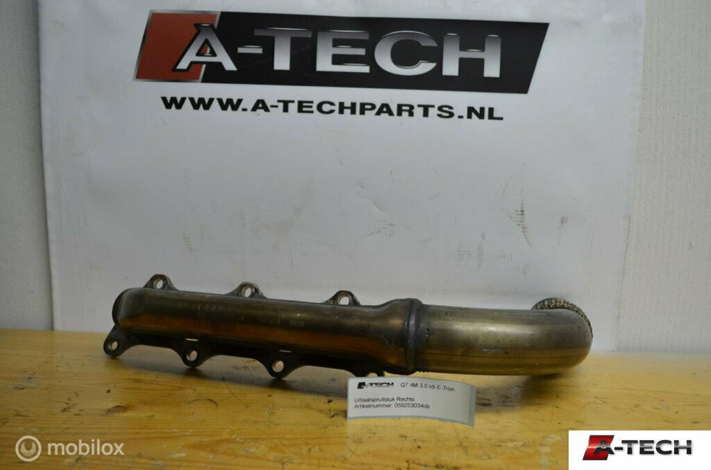 Uitlaatspruitstuk cvza Audi Q7 4M 3.0 TDI e-tro 059253034cb, Auto-onderdelen, Uitlaatsystemen, Audi, Gebruikt, Ophalen of Verzenden