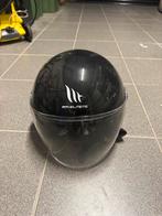 Scooter Helm MT Helmets Glans Zwart, Fietsen en Brommers, Ophalen, Zo goed als nieuw