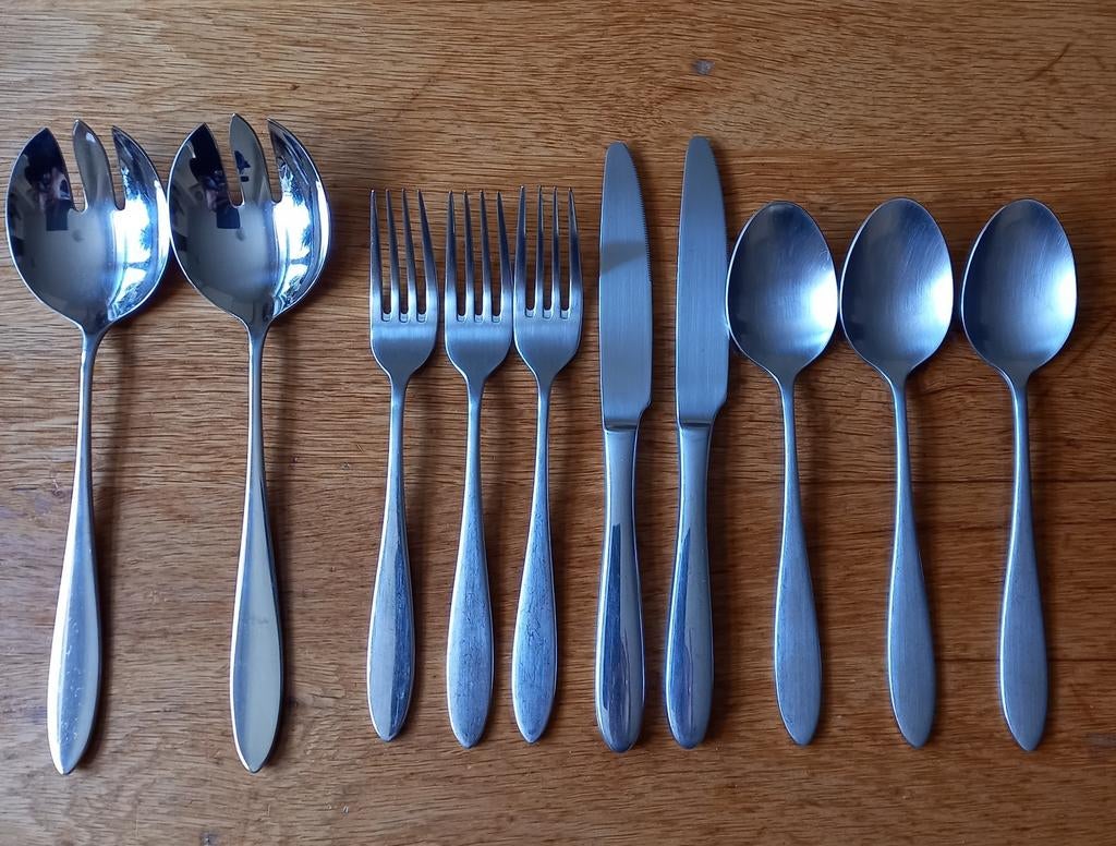 Bestekdelen Schulte-Ufer 18/10, Huis en Inrichting, Keuken | Bestek, Ophalen of Verzenden, Rvs of Chroom