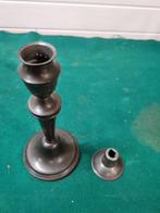 -	Kandelaar tin tollenaar vintage, Ophalen of Verzenden, 'T Olde Gre-j, Info@toldegrej.nl, Endepoelstraat 20f Didam