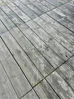 Massief houten terrastegels 110 x 120 x 6 cm - 11 stuks, Ophalen, Gebruikt, Hout