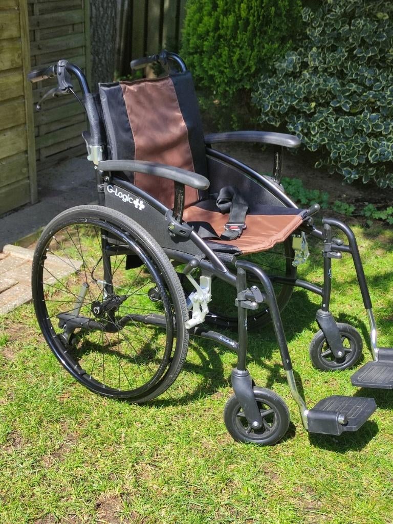 Rolstoel G-Logic, Diversen, Rolstoelen, Ophalen, Inklapbaar, Gebruikt, Duwrolstoel