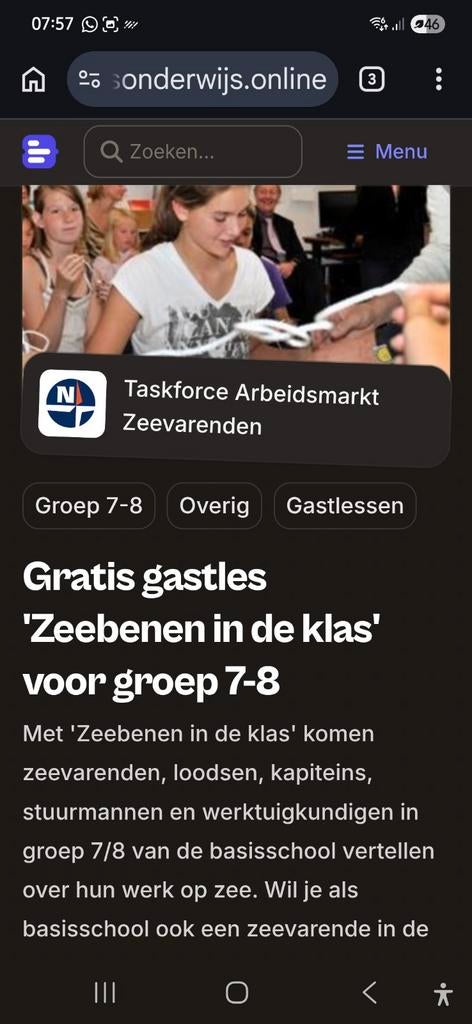 Gastdocent lessen Kapitein, Tickets en Kaartjes, Kortingen en Cadeaubonnen