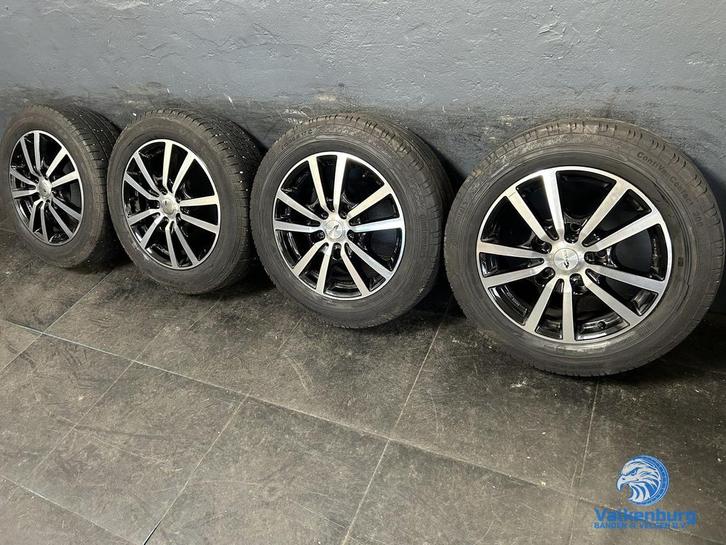 6.5mm! Ford Transit Custom 17 inch zwart Brock velgen 5x160, Auto-onderdelen, Banden en Velgen, Banden en Velgen, Zomerbanden