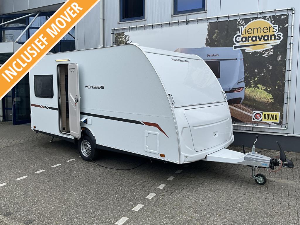 Weinsberg CaraCito 450 FU INCL.MOVER-LICHTGEWICHT, Caravans en Kamperen, Caravans, Overige merken, Rondzit, Bedrijf, 750 - 1000 kg