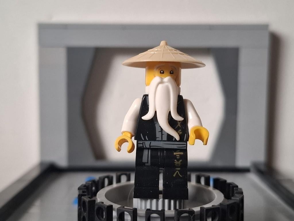 LEGO Ninjago - minifiguur - njo0495 - Wu Sensei, Lego, Ophalen of Verzenden, Zo goed als nieuw, Minifiguur
