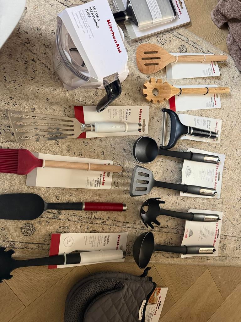 KitchenAid spatels en keukengerei - Diverse modellen, Overige typen, Kunststof, Nieuw, Ophalen of Verzenden