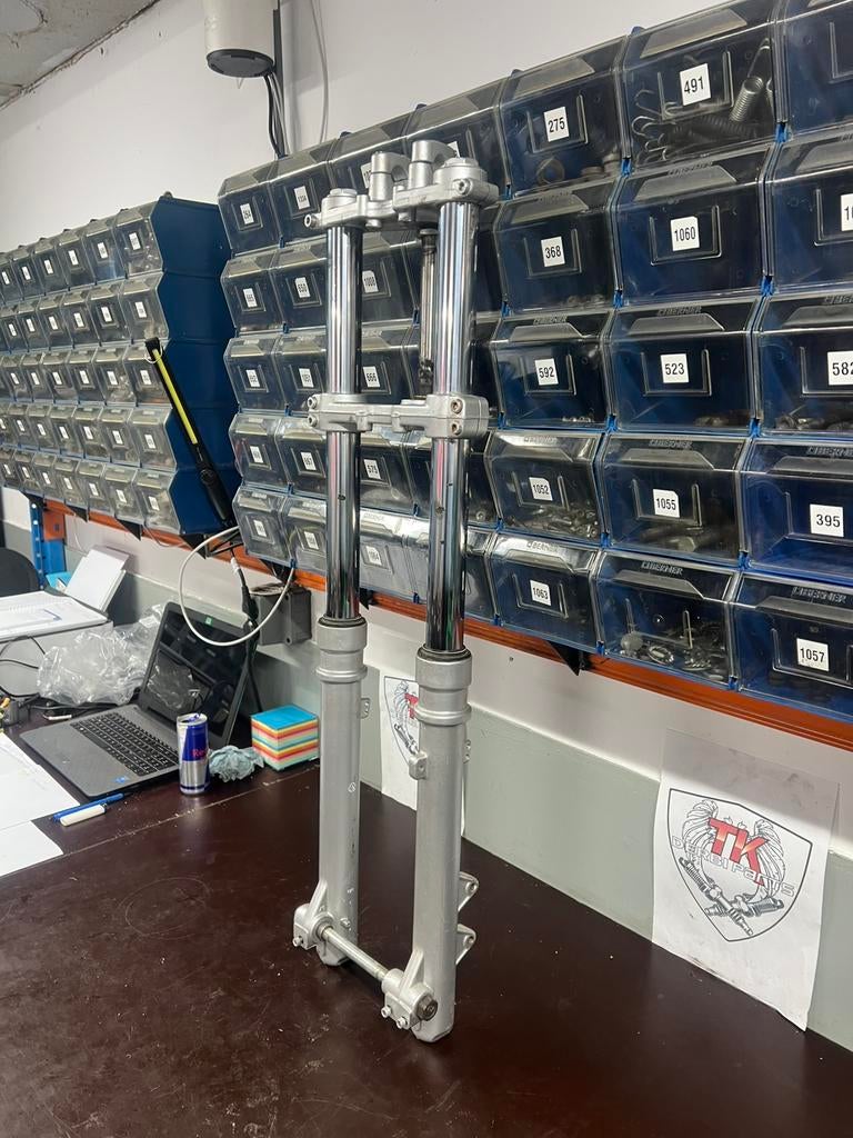 Derbi drd Marzocchi voorvork, Fietsen en Brommers, Brommeronderdelen | Algemeen, Ophalen, Frame, Gebruikt, Nvt