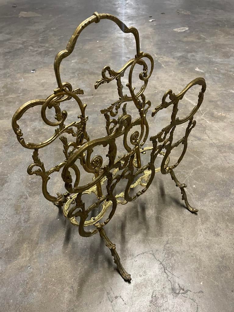 Hollywood regency lectuurbak messing vintage, Ophalen, ., 2de hands, Zo goed als nieuw