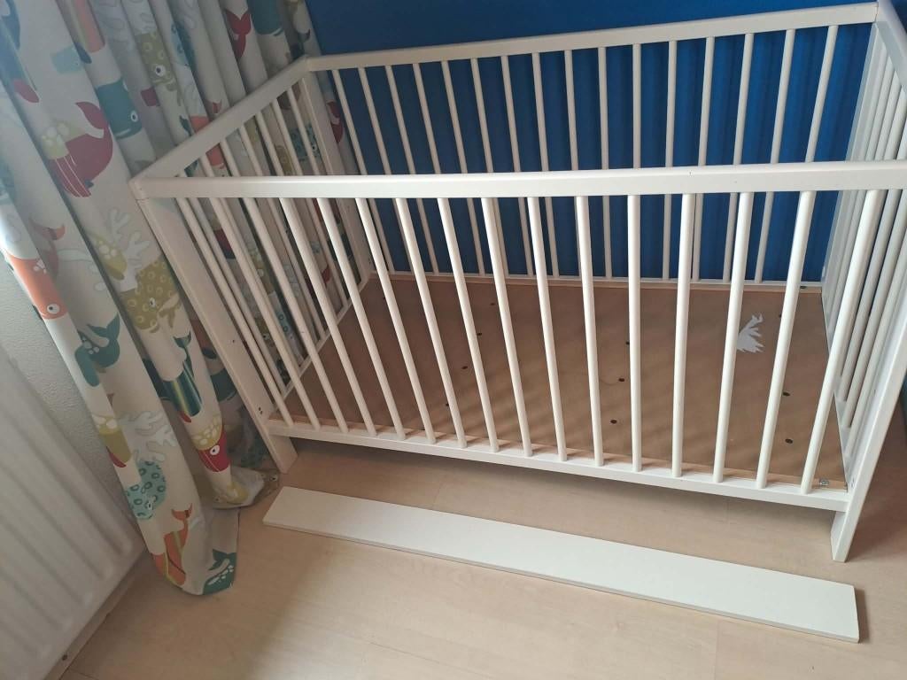 Kinderbedje inclusief beddengoed, Ophalen, Gebruikt, Minder dan 140 cm, 70 tot 85 cm