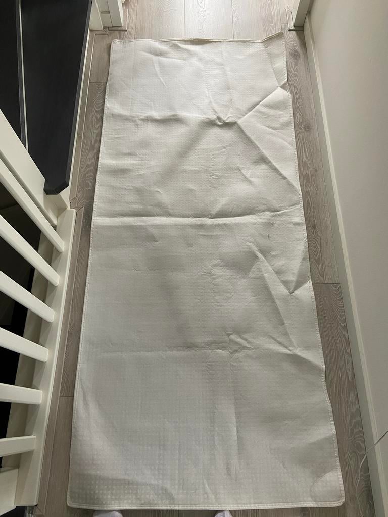 Noppen Matrasbeschermer - Bescherm je matras! 90x200, Gebruikt, Eenpersoons, Wit, Overige typen