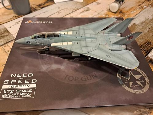 Calibre Wings 1:72 Grumman F-14A Tomcat TOP GUN, Hobby en Vrije tijd, Modelbouw | Vliegtuigen en Helikopters, Zo goed als nieuw