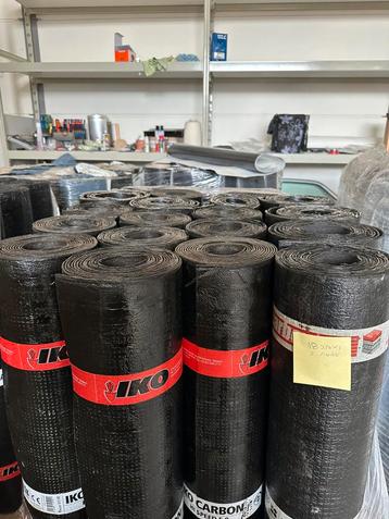 Nieuwe IKO Powergum Bitumen Rollen 5m - 26 Rollen - €500 beschikbaar voor biedingen