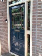 Hard houten Voordeur., Doe-het-zelf en Verbouw, Ophalen, Gebruikt, 80 tot 100 cm, Buitendeur