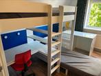 Hoogslaper met slaapbank en bureau, Ophalen, Zo goed als nieuw, Hoogslaper