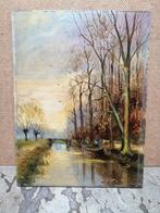 Piet van beek, olieverf op hout, Antiek en Kunst, Ophalen of Verzenden