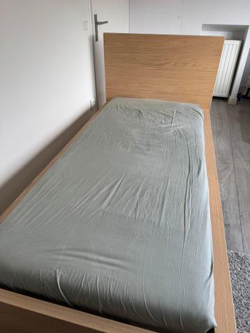 Ikea bed MALM eieken - afbeelding 2