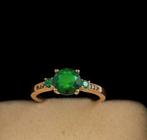 Smaragd ring maat 17mm, Sieraden, Tassen en Uiterlijk, Ringen, Overige materialen, Ut, Nieuw, Ophalen of Verzenden