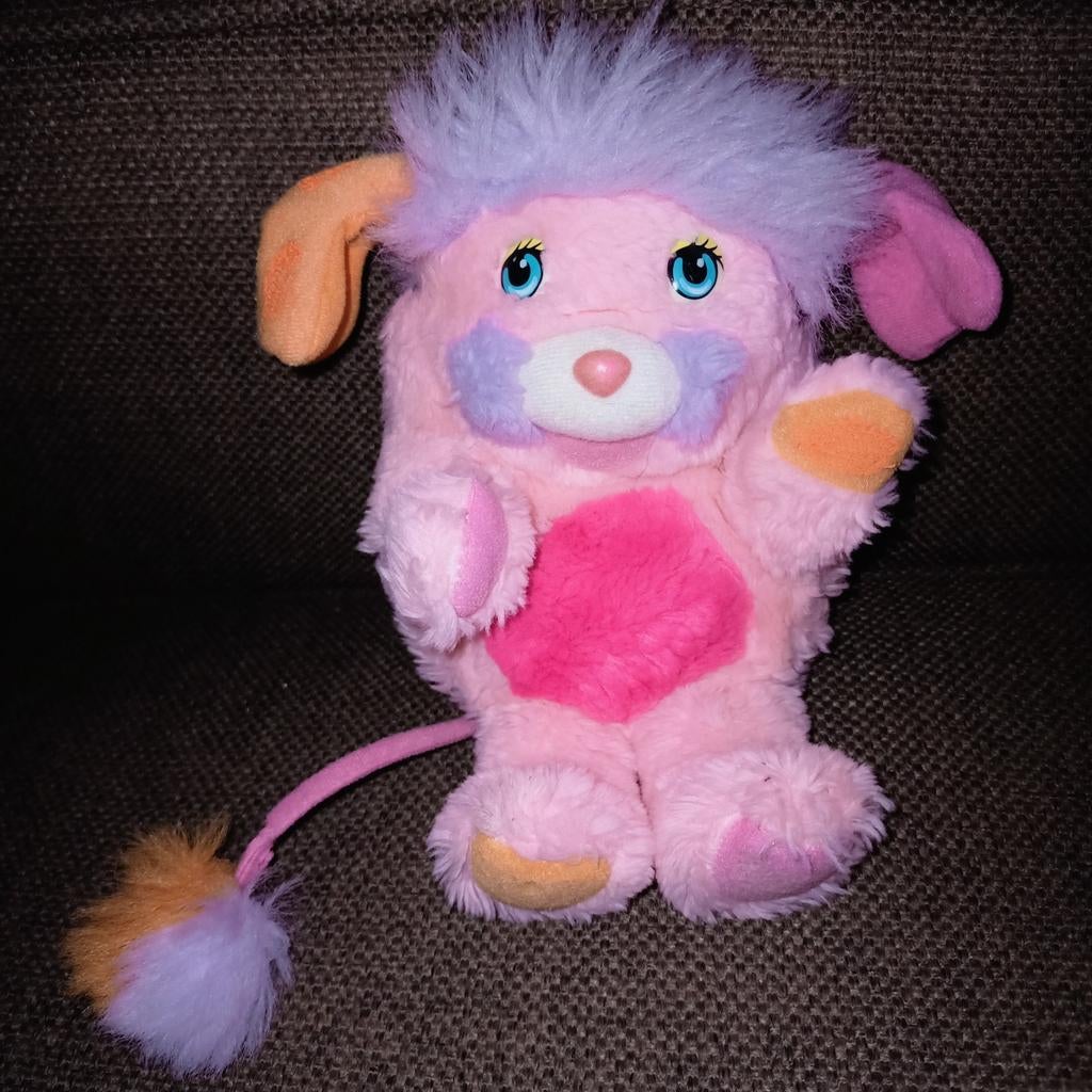 Vintage popples, roze, lila, oranje. 1986., Kinderen en Baby's, Speelgoed | Knuffels en Pluche, Ophalen of Verzenden, Overige typen