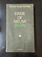 Einde of nieuw begin- Feitse Boerwinkel, Ophalen of Verzenden, Gelezen, Spiritualiteit algemeen, Achtergrond en Informatie