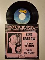 Bing Barlow-Te dik te dun, Cd's en Dvd's, Vinyl | Nederlandstalig, Ophalen of Verzenden, Zo goed als nieuw, Overige formaten