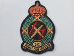 RNLAF KLU 312 SQUADRON RED CROWN PATCH, Verzenden, Zo goed als nieuw, Patch, Badge of Embleem