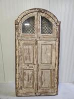 Antieke kastdeuren met glas, Ophalen, Gebruikt