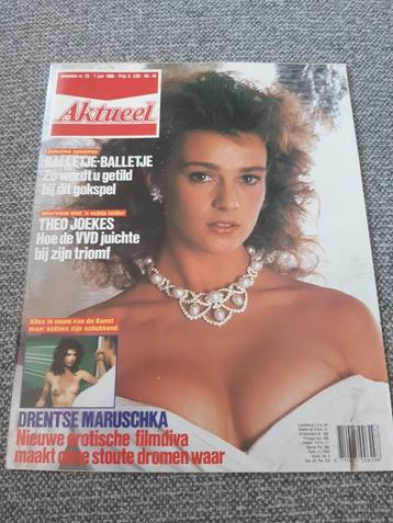 23.Aktueel 1986. Maruschka Detmers. Barry Stevens. Armand As beschikbaar voor biedingen