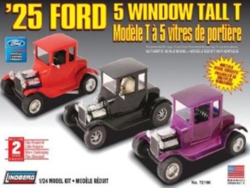 Bouwdoos 1925 Ford  5 window tall T 3n1 Lindberg, Hobby en Vrije tijd, Modelbouw | Auto's en Voertuigen, Nieuw, Auto, Groter dan 1:32