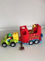 Duplo circusjeep met trailer (10550), Ophalen of Verzenden, Zo goed als nieuw, Duplo