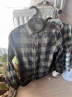 Houthakkers overhemd groen blokken, Kleding | Heren, Ophalen of Verzenden, Zo goed als nieuw, Groen, Halswijdte 41/42 (L)