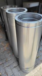 3x Rookgasafvoer Metaloterm AT schoorsteensectie Ø 250, Ophalen, Nieuw, Pelletkachel, Vrijstaand