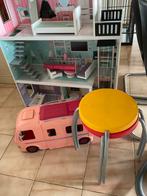 Groot Barbie speelhuis en camper, Kinderen en Baby's, Toebehoren, Gebruikt, Ophalen of Verzenden