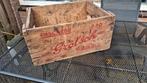 Antiek houten Grolsch kratje bierkrat hout groenlo, Huis en Inrichting, Ophalen of Verzenden, Zo goed als nieuw, Minder dan 50 cm