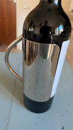 Verzilverde design wijnhouder met handgreep (Artihove-stijl), Antiek en Kunst, Antiek | Kandelaars, Ophalen of Verzenden, Zilver