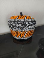 Theemuts Afrikaanse waxstof, dubbelzijdig.  € 14,00, Ophalen of Verzenden, Nieuw, Oranje, Overige typen