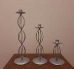 Vintage Ikea Sinnlig kandelaren 3 stuks grijs zilver kleurig, Huis en Inrichting, Woonaccessoires | Kandelaars en Kaarsen, Ophalen of Verzenden