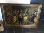 Heeele grote nachtwacht borduur met lijst 140/90, Antiek en Kunst, Kunst | Schilderijen | Klassiek, Ophalen of Verzenden