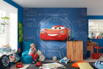 Disney Cars Behang McQueen - 368x254 cm - Gratis Verzending beschikbaar voor biedingen