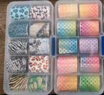 Nagelfolie 2,5*100cm knutselen incl verzend, Overige kleuren, Nieuw, Ophalen of Verzenden, Handen en Nagels