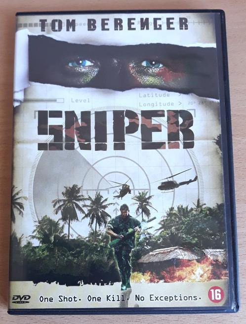 Sniper (1993) Tom Berenger, Billy Zane - Verzendkosten 2,75, Cd's en Dvd's, Dvd's | Actie, Zo goed als nieuw, Oorlog, Vanaf 16 jaar