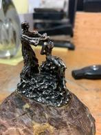 Zilveren miniatuur, Abrahams offer, Yaacov Heller, Jeruzalem, Antiek en Kunst, Ophalen of Verzenden, Zilver