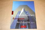 Contemporary European architects. Deel 3., Ophalen of Verzenden, Zo goed als nieuw, Architecten