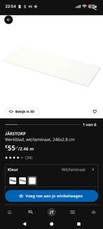 Ikea Järstorp Werkblad - Wit Laminaat - nieuw, Ophalen of Verzenden, Wit, 50 tot 100 cm, Minder dan 100 cm