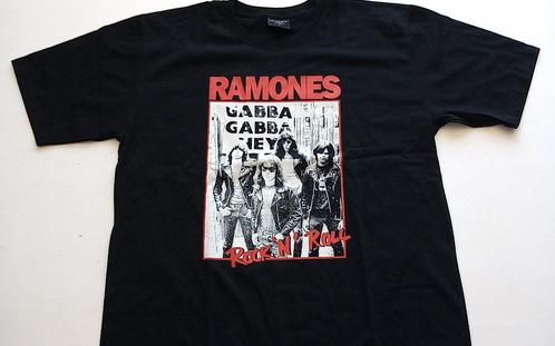 Ramones gabba gabba hey rock 'n' roll t shirt maat XL sh 18, Verzamelen, Muziek, Artiesten en Beroemdheden, Nieuw, Kleding, Verzenden